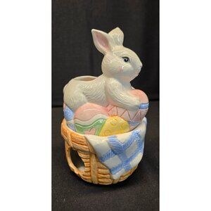 Vintage 2-Piece Easter Bunny Candle Holder Spring Decor Wang's International